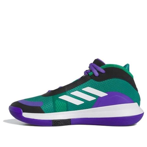 green and purple adidas