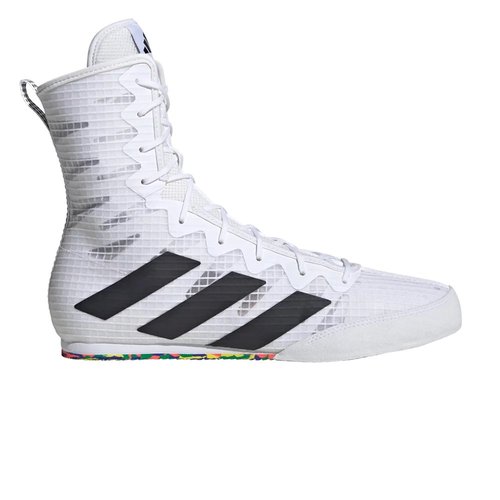 adidas Box Hog 4 | White | Size 13 - Cloud White/Core Black/Cloud White - ID5062
