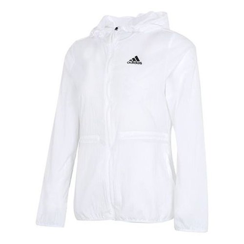 adidas Breathable Lightweight Jacket Asia Sizing - White - GQ0628
