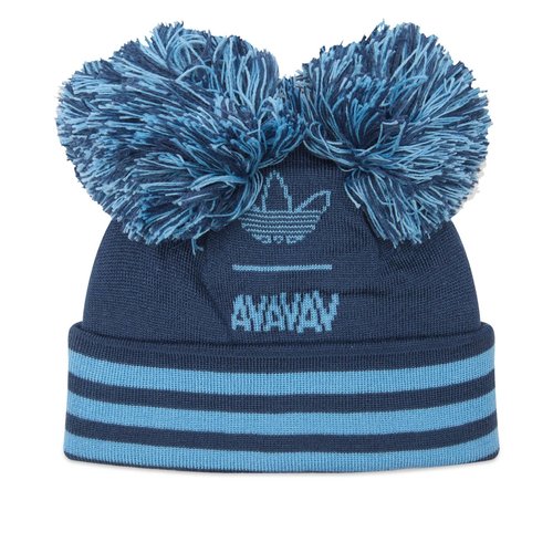 adidas by AVAVAV Pom Pom Beanie - Night Marine/Light Blue - KA2408
