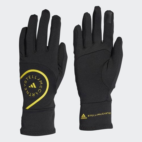 adidas by Stella McCartney Gloves - Black/Shock Yellow - HG8641
