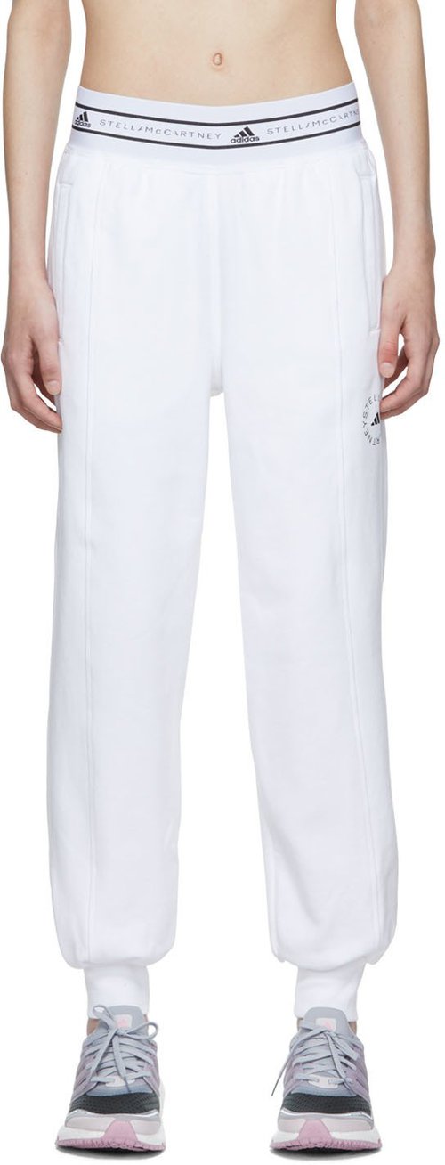 adidas by Stella McCartney Organic Cotton Sport Pants - White - H59980