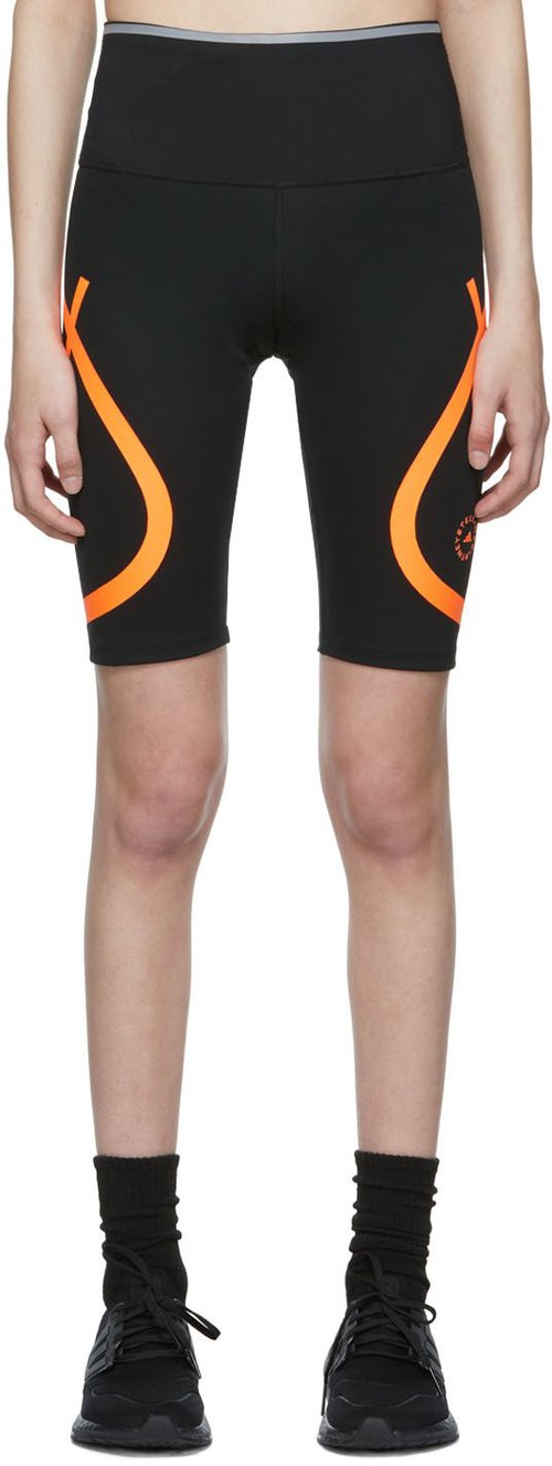 adidas by Stella McCartney Recycled Polyester Sport Shorts - Black - HB6082
