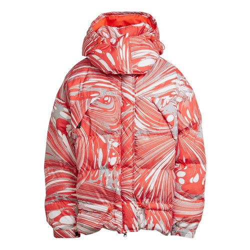 adidas By Stella McCartney Zip-Up Padded Jacket - Orange/White - HI6087
