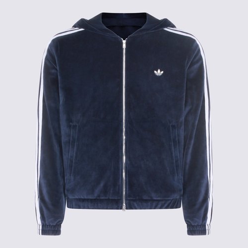 adidas x Wales Bonner Velour Trainer Hoodie - Collegiate Navy - KG3624