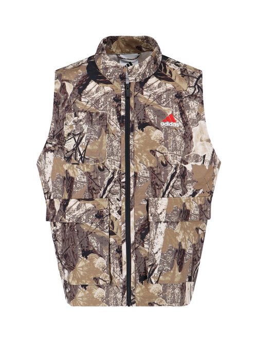 adidas Camo Zip Vest - KD6258AOPCAM