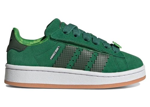 Minecraft x adidas Campus 00s - Green/Black/White/Gum - JS3778