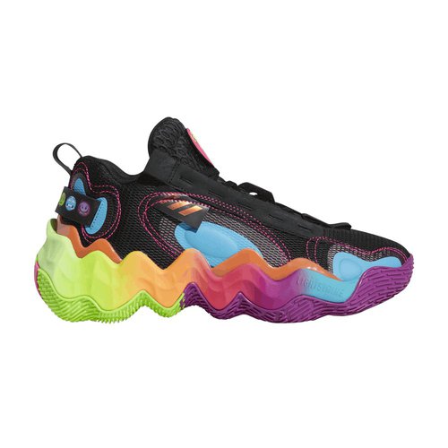 Candace Parker x adidas Exhibit B Mid - Core Black/Active Purple/Team Solar Green - GZ9565