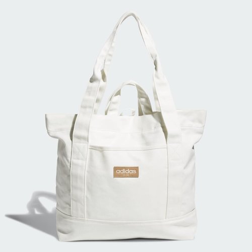 adidas Canvas Court Tote Bag - Off White - JJ7504