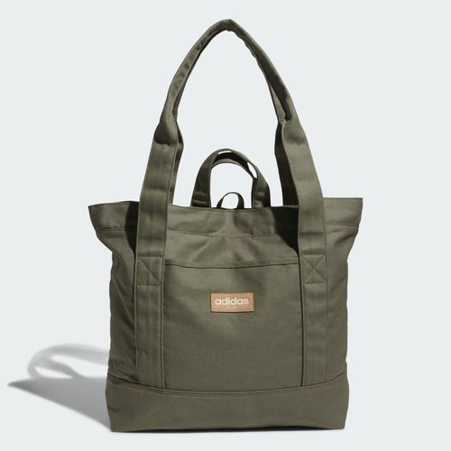 adidas Canvas Court Tote Bag - Strong Olive - JK5319