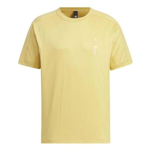 adidas Casual Pullover Sports T-Shirt Asia Sizing - Yellow - IX4272
