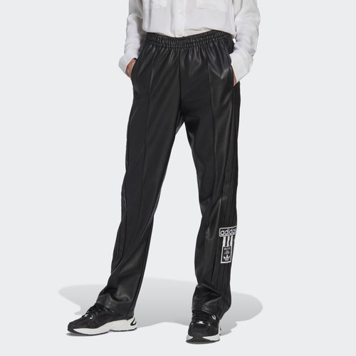 adidas Centre Stage Faux Leather Adibreak Pants - Black - II6099