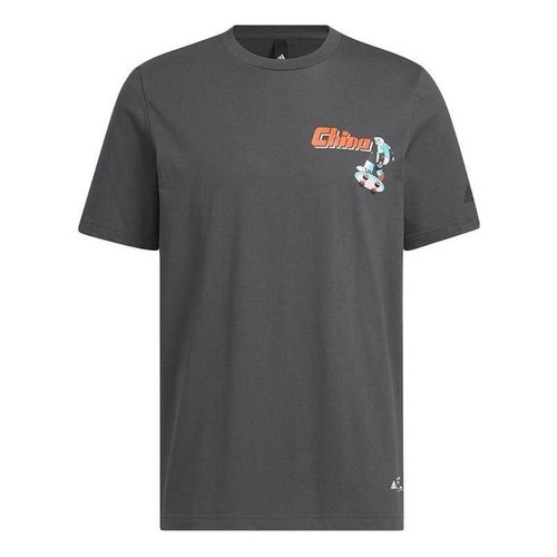 adidas China Graphic T-Shirts - Grey - IP3964