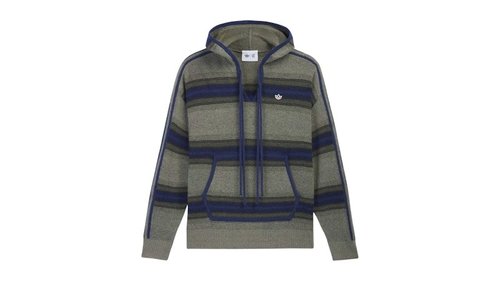 adidas CLOT Baja Hoodie By Edison Chen Hoodie - Trace Khaki/Tech Indigo - KE7064