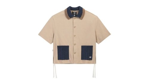 adidas CLOT Short Sleeve Guayabera By Edison Chen Shirt - Warm Sandstone - KE7065