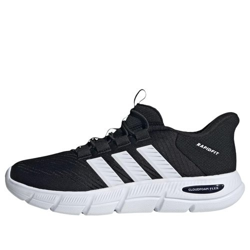 adidas Cloudfoam Flex Rapidfit - Core Black/Cloud White/Silver Metallic - HP7002