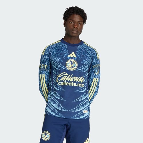 adidas Club America 25/26 Long Sleeve Away Authentic Jersey - Team Navy Blue 2 - KC1679