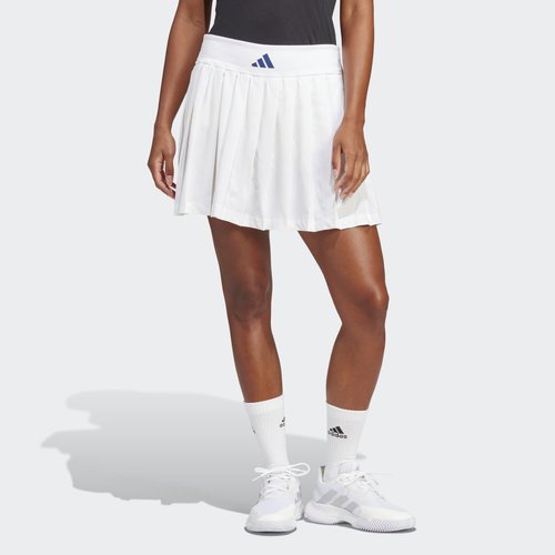 adidas Clubhouse Premium Classic Tennis Pleated Skirt - White - HZ4306