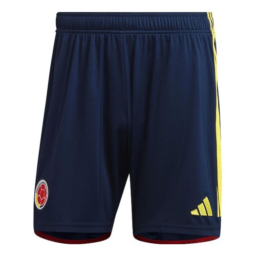 adidas Colombia National Team Home Shorts 22 - Navy/Yellow - HB9165