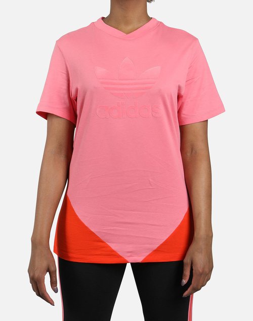 adidas COLORADO TEE - Chalk Pink/Bold Orange - CE1742