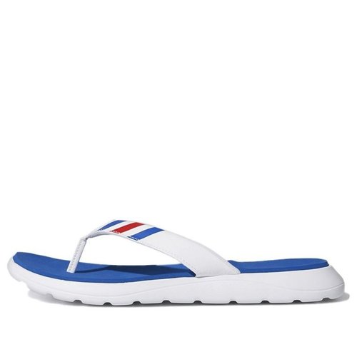 adidas Comfort Slippers White/Blue - Red - FY8655