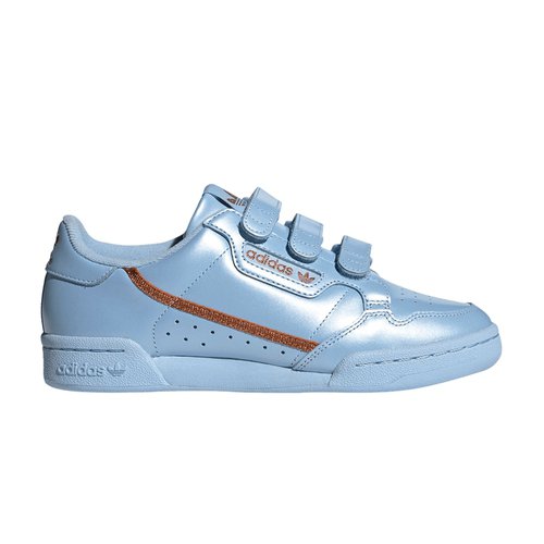 adidas Continental 80 - Glow Blue/Copper Metallic/Glow Blue - EE5586