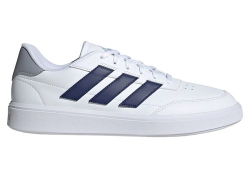adidas Courtblock - Cloud White/Dark Blue/Halo Silver - IF4029