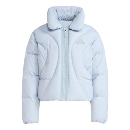 adidas Crop Down Jacket Asia Sizing - Blue - JG5933