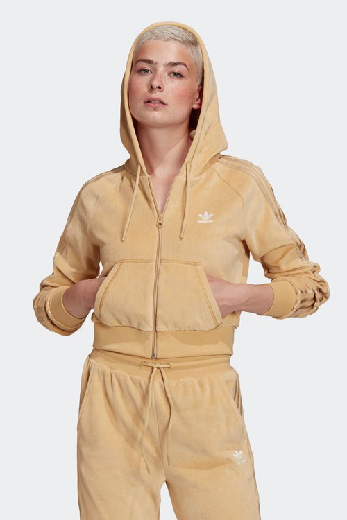 adidas Cropped Full Zip Hoodie - H18826