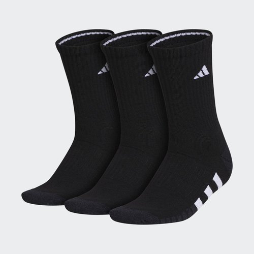 adidas Cushioned Crew Socks 3 Pairs - Black/Grey - GB4198