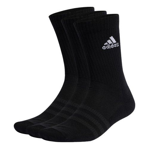 adidas Cushioned Crew Socks 3 Pairs - Black - IC1310