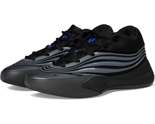 adidas Dame X | Black | Size 6 - Core Black/Iron Metallic/Lucid Blue - JP8638