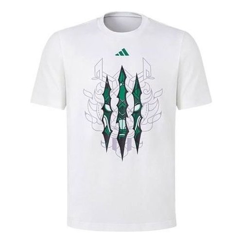 adidas Damian Lillard Ultimate Warrior T-Shirts - White - IS0577