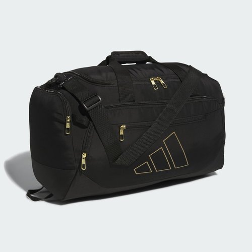 adidas Defender 5 Small Duffel Bag - Black/Gold Metallic - JJ7436