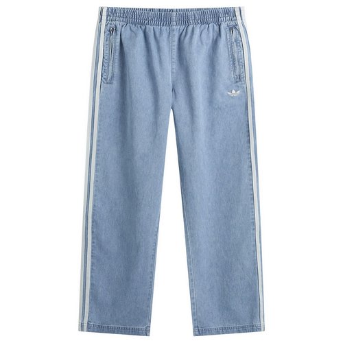 adidas Denim Firebird Track Pants - Light Blue - KX1195