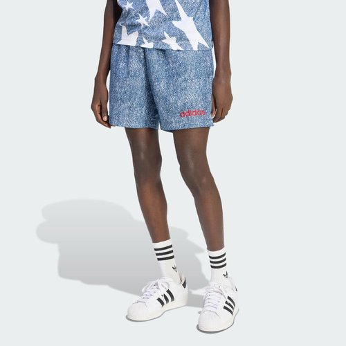 adidas DEN GR Shorts - White/Dark Blue - KB2804