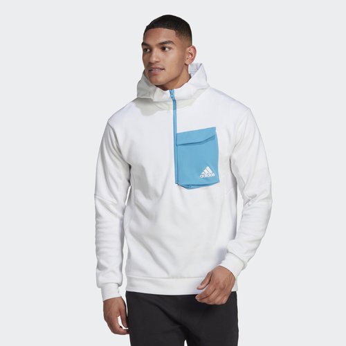 adidas Designed for Gameday Hoodie - White - HL3859
