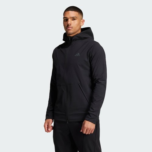 adidas Designed for Training COLD.RDY Full-Zip Hoodie - Black - IN5607