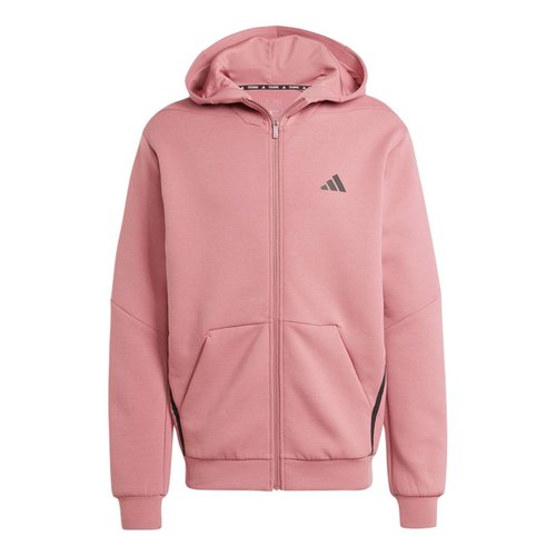 adidas Designed for Training Full-Zip Track Jacket Asia Sizing - Preloved Crimson - IY1132