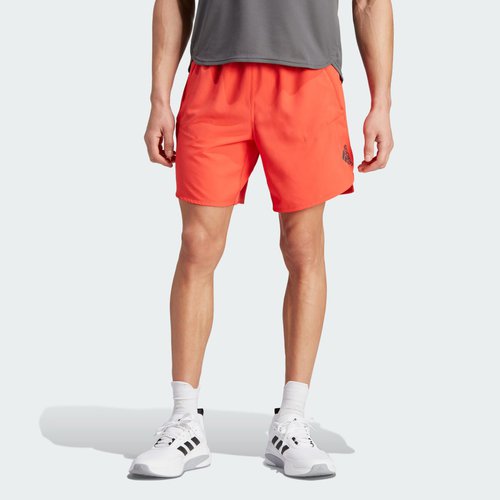 adidas Designed for Training Shorts - Bright Red/Bright Red - IP1586