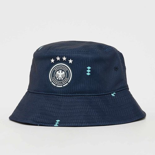 adidas Germany 26 Bucket Hat - Collegiate Navy Blue/Flash Aqua/White - KC6723
