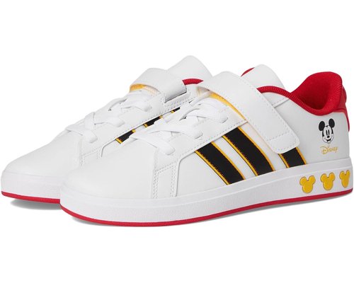 Disney x adidas Grand Court - Cloud White/Core Black/Bold Gold - JQ8067