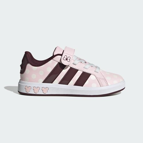 Disney x adidas Grand Court K - Clear Pink/Aurora Ruby/Chalk White - JR8133