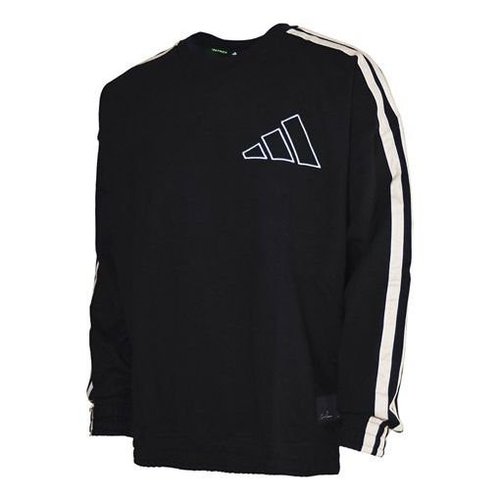 adidas Dp hdn crew Round Neck Pullover Long Sleeves - Black - GH4779