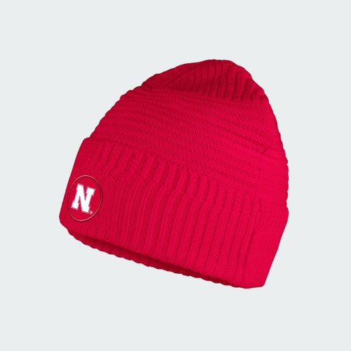 adidas Cornhuskers Engineered Beanie - Team Power Red/Multi/Multi/Nebraska - KA2819