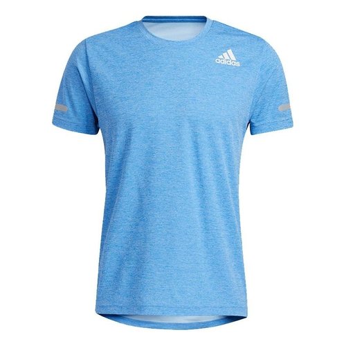 adidas Elevate Train T Casual Breathable Training Sports Short Sleeve Sky Blue T-Shirt - Multi-Color - HF4204