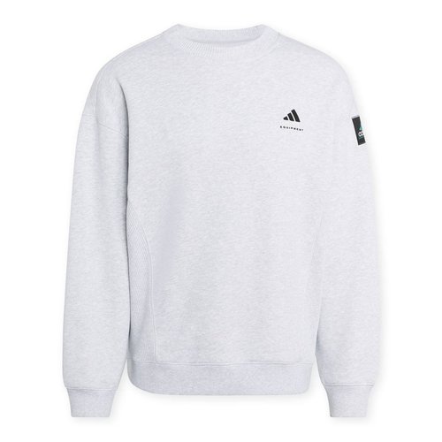 adidas Equipment Rib Crewneck Sweatshirt - Light Grey Heather - KB9324