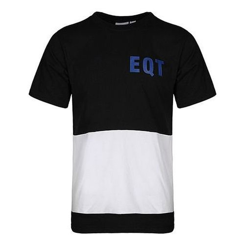 adidas EQTblock Round Neck Short Sleeve Black Whiteblock - BlackWhiteMulti-Color - DH5231