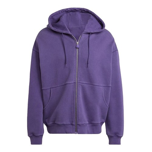 adidas Equipment Fleece Full Zip Hoodie - Violet - JX1573