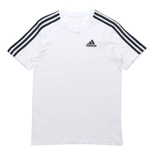 adidas Essentials 3Stripes T-Shirt - White/Black - GL3733